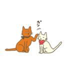 ねこねこ会話（個別スタンプ：1）