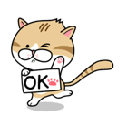 たまねぎ頭の子ねこ「ウリ」（個別スタンプ：36）