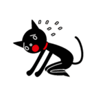 黒猫と女の子（個別スタンプ：26）
