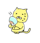 yellow cat（個別スタンプ：11）
