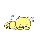 yellow cat（個別スタンプ：18）
