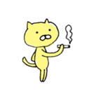 yellow cat（個別スタンプ：22）