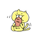 yellow cat（個別スタンプ：28）