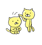 yellow cat（個別スタンプ：35）
