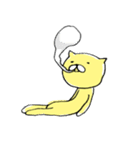 yellow cat（個別スタンプ：39）