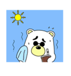たれ眉BEARのかわいい生活（個別スタンプ：15）