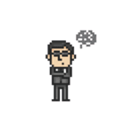 PixelArt（ドット絵）さざなみ係長（個別スタンプ：21）