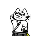猫の武士『ねこべえ』（個別スタンプ：3）