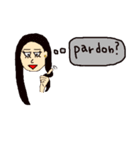 女のうら・おもて（個別スタンプ：24）