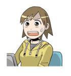 霊能SE影田さん（個別スタンプ：28）
