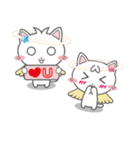 Angel Cat ★ 天使猫（個別スタンプ：32）