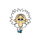 Dr.Einstein is struggling in his lab（個別スタンプ：2）