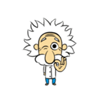 Dr.Einstein is struggling in his lab（個別スタンプ：3）