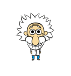 Dr.Einstein is struggling in his lab（個別スタンプ：4）