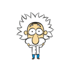 Dr.Einstein is struggling in his lab（個別スタンプ：9）