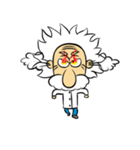 Dr.Einstein is struggling in his lab（個別スタンプ：10）