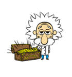 Dr.Einstein is struggling in his lab（個別スタンプ：11）