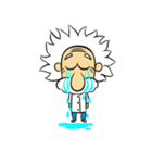 Dr.Einstein is struggling in his lab（個別スタンプ：13）