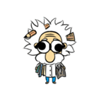 Dr.Einstein is struggling in his lab（個別スタンプ：16）