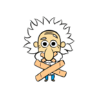 Dr.Einstein is struggling in his lab（個別スタンプ：23）