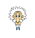 Dr.Einstein is struggling in his lab（個別スタンプ：24）