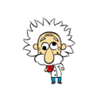 Dr.Einstein is struggling in his lab（個別スタンプ：26）