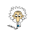 Dr.Einstein is struggling in his lab（個別スタンプ：28）