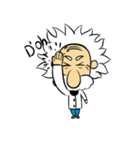 Dr.Einstein is struggling in his lab（個別スタンプ：29）