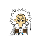 Dr.Einstein is struggling in his lab（個別スタンプ：32）