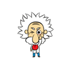 Dr.Einstein is struggling in his lab（個別スタンプ：33）