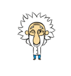 Dr.Einstein is struggling in his lab（個別スタンプ：34）