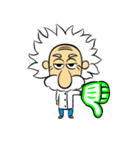 Dr.Einstein is struggling in his lab（個別スタンプ：37）