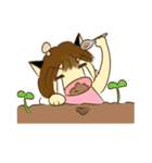 Chacha ＆ Her cats（個別スタンプ：6）