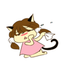 Chacha ＆ Her cats（個別スタンプ：10）