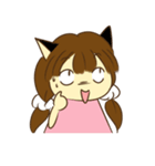 Chacha ＆ Her cats（個別スタンプ：23）