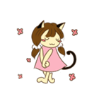 Chacha ＆ Her cats（個別スタンプ：24）