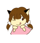 Chacha ＆ Her cats（個別スタンプ：27）