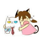 Chacha ＆ Her cats（個別スタンプ：31）