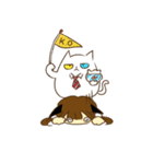 Chacha ＆ Her cats（個別スタンプ：33）