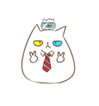 Chacha ＆ Her cats（個別スタンプ：34）