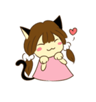 Chacha ＆ Her cats（個別スタンプ：37）