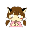 Chacha ＆ Her cats（個別スタンプ：38）