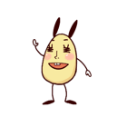 Rabbit egg Dani（個別スタンプ：1）