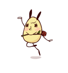 Rabbit egg Dani（個別スタンプ：2）