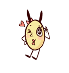 Rabbit egg Dani（個別スタンプ：7）