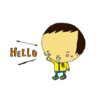 「でっかいTくん」と「ちっちゃいtくん」（個別スタンプ：1）