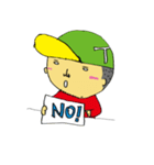 「でっかいTくん」と「ちっちゃいtくん」（個別スタンプ：12）