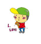 「でっかいTくん」と「ちっちゃいtくん」（個別スタンプ：24）