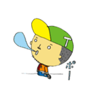「でっかいTくん」と「ちっちゃいtくん」（個別スタンプ：32）