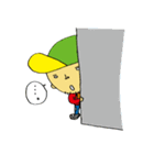 「でっかいTくん」と「ちっちゃいtくん」（個別スタンプ：34）